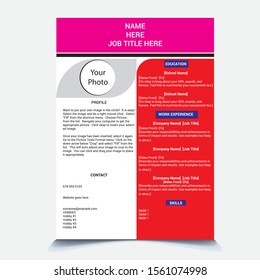Simple type Business card illustrator file