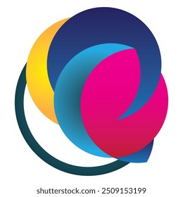 Tipo simple logotipo con colorido