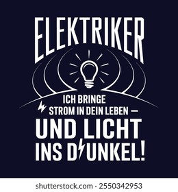 A simple typography design of ELEKTRIKER.