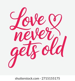 A simple typography of happy valentine's day.