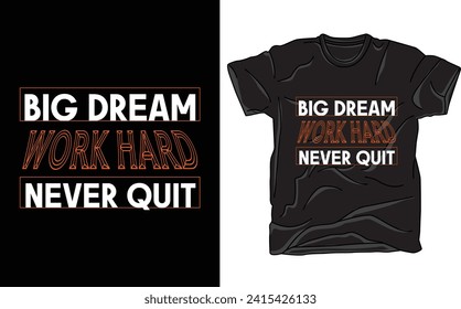 simple typography and illustration t-shirt design