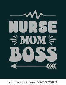 Simple typography t shirt design. simple but creative style .nurse, Doctor, nursing t shirt