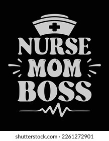 Simple typography t shirt design. simple but creative style .nurse, Doctor, nursing t shirt