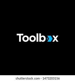 Simple Typography Toolbox Vector Logo