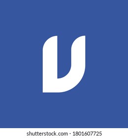 Simple U logo vector design