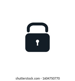Simple UI Icon of padlock, padlock icon , lock icon