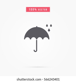 simple umbrella icon