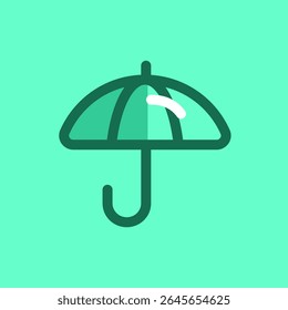 Simple Umbrella Icon. Protection Symbol