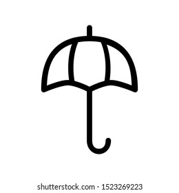 Simple umbrella icon vector illustration