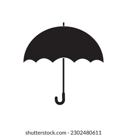 Simple umbrella icon .Waterproof Rain protection symbol. security concept. Water resistant symbol.