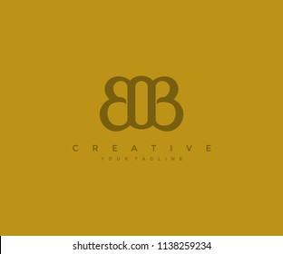 Simple Uniqe Elegant Letter BB Logo