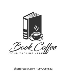 Simple and unique 3D book and coffee cup image graphic icon logo design abstract concept vector stock. Can be used as a symbol related to reading or drink