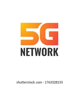 Simple Unique 5G Simcard Network Icon Symbol Logo For Business. Vector Isolated.