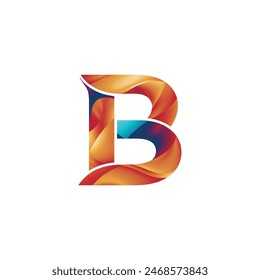 simple and unique B logo design