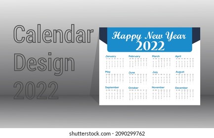 simple Unique Calendar Design 2022