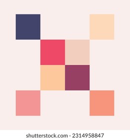 A simple and unique color wallpaper design