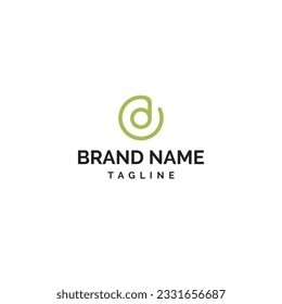 Simple and unique d letter logo