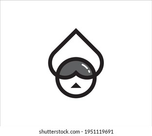 simple, unique dan moderen lady ace logo