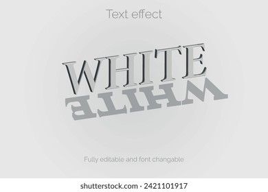 Simple and unique editable text effect design 