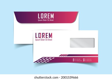 A simple unique envelope design for all kind of business and personal purpose usages. This file is easy to edit, modify and customize able. All files are arranged, editable and easy to access.