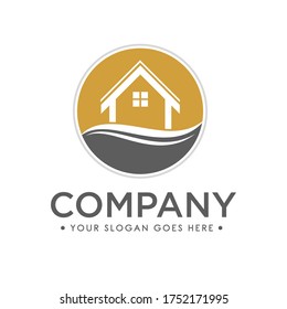 Simple Unique House Home Property Icon Symbol Logo For Business Industry Vector Isolated