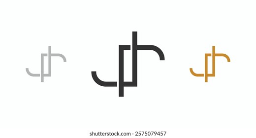  Simple and unique JR logo design 