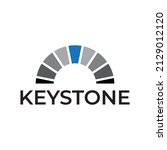 simple and unique keystone logo design