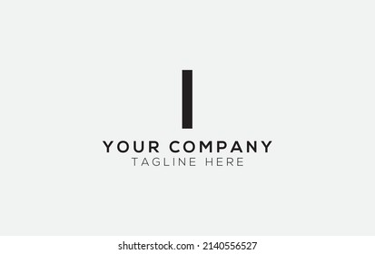 Simple unique letter logo design vector. The letter and alphabets vector designing