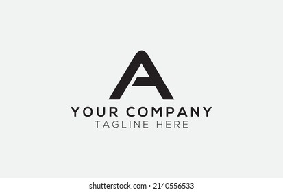 Simple y único vector de diseño de logotipo de letra. El diseño del vector de letras y alfabetos