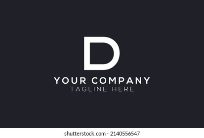 Simple unique letter logo design vector. The letter and alphabets vector designing