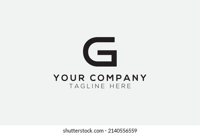 Simple unique letter logo design vector. The letter and alphabets vector designing