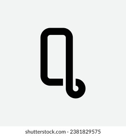 simple and unique letter Q infinite infinity loop logo design