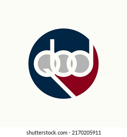 Simple Unique Letter Word Qbd Lowercase Stock Vector (Royalty Free ...