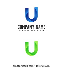 Simple and unique Letter or word U attractive font image graphic icon logo design abstract concept vector stock. Can be used as a symbol related to initial or monogram