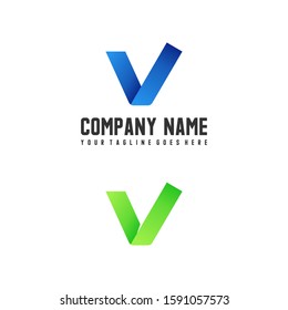 Simple and unique Letter or word V attractive font image graphic icon logo design abstract concept vector stock. Can be used as a symbol related to initial or monogram