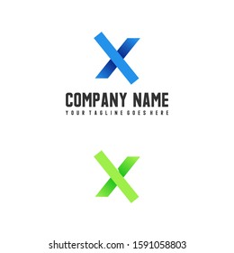 Simple and unique Letter or word X attractive font image graphic icon logo design abstract concept vector stock. Can be used as a symbol related to initial or monogram