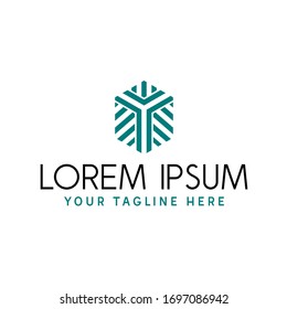 Simple and unique Letter or word Y font in 3D hexagon line image graphic icon logo design abstract concept vector stock. Can be used as a symbol related to motif or initial