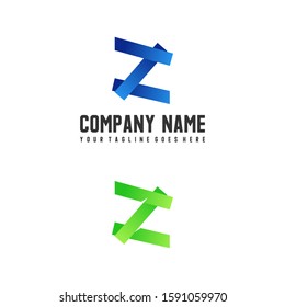 Simple and unique Letter or word Z attractive font image graphic icon logo design abstract concept vector stock. Can be used as a symbol related to initial or monogram
