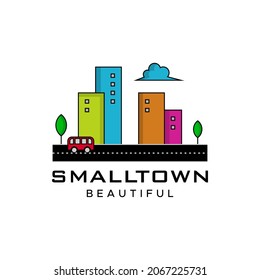 A Simple And Unique Logo About A Small Town.
EPS 10, Vector.