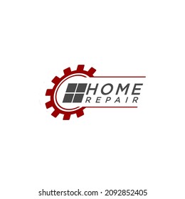 
simple and unique logo design about home repair company