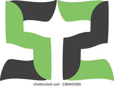 Simple and unique logo numbers