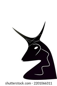 Símbolo o icono de logotipo simple y único