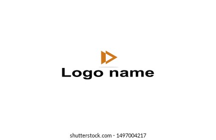 Simple unique logo type for your brand or business. Vector. 