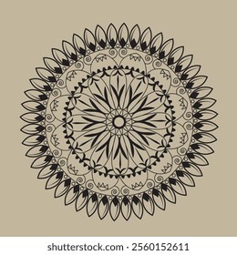 simple and unique mandala design golden, black, vactor design, bangoly ,indian mandala.