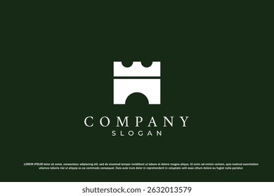 logotipo simples exclusivo do fort mínimo