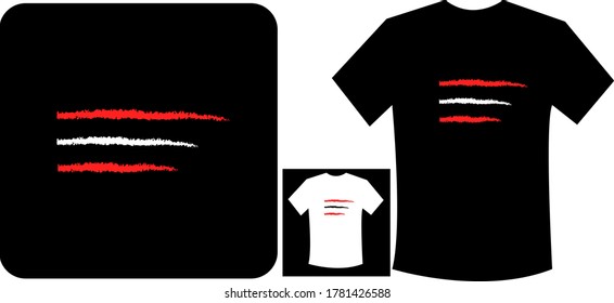 simple unique modern t-shirt design