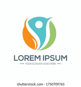 Simple Unique Nature People Community Icon Symbol Logo For Business Industry Vector Isolated