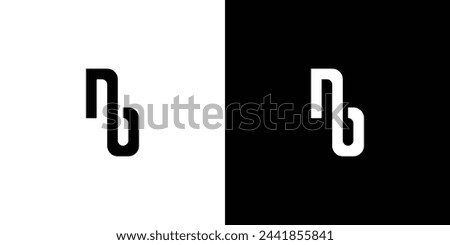 Simple and unique NB  logo design
