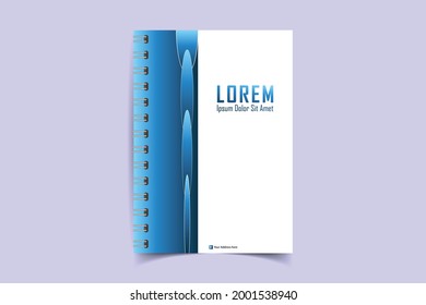 A simple unique notebook cover design for all kind of business and personal purpose usages. This file is easy to edit, modify and customize able. All files are arranged, editable and easy to access.