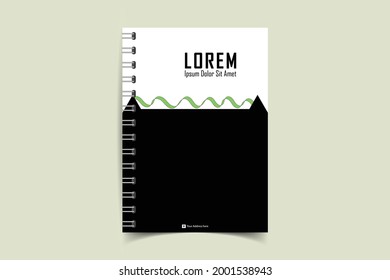 A simple unique notebook cover design for all kind of business and personal purpose usages. This file is easy to edit, modify and customize able. All files are arranged, editable and easy to access.